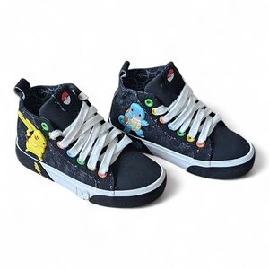 Pokemon Kids Boys High-Top Sneakers Size 12